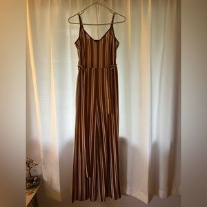 Striped jumpsuit (L) Forever21